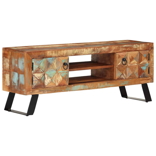 Comodă TV, 112x30x45 cm, lemn masiv reciclat - WALTI WALTI