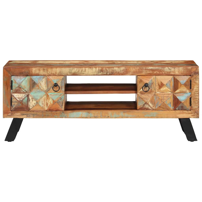 Comodă TV, 112x30x45 cm, lemn masiv reciclat - WALTI WALTI
