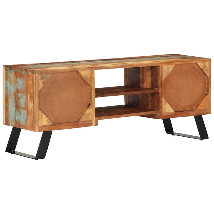 Comodă TV, 112x30x45 cm, lemn masiv reciclat - WALTI WALTI
