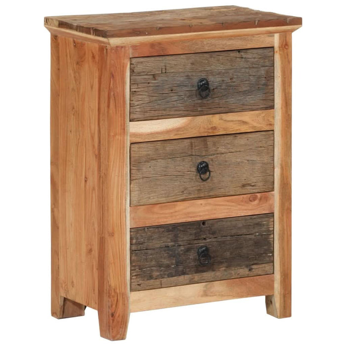 Dulap lateral, 55x33x75 cm, lemn masiv de acacia - WALTI WALTI
