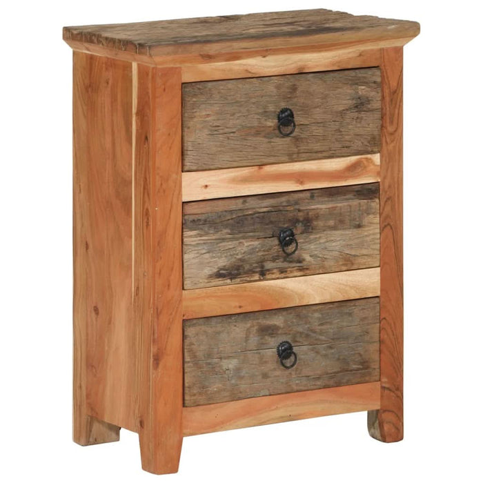 Dulap lateral, 55x33x75 cm, lemn masiv de acacia - WALTI WALTI