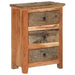 Dulap lateral, 55x33x75 cm, lemn masiv de acacia - WALTI WALTI