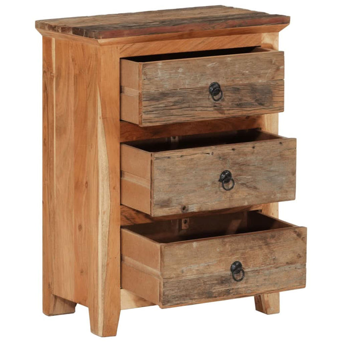Dulap lateral, 55x33x75 cm, lemn masiv de acacia - WALTI WALTI
