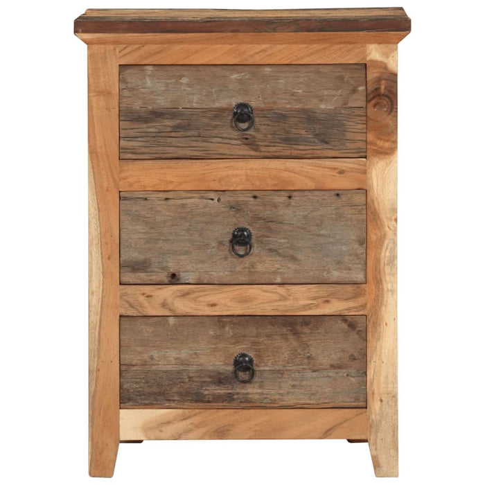 Dulap lateral, 55x33x75 cm, lemn masiv de acacia - WALTI WALTI
