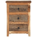 Dulap lateral, 55x33x75 cm, lemn masiv de acacia - WALTI WALTI