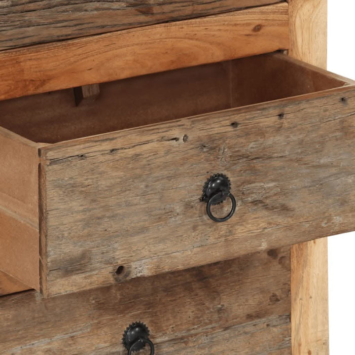 Dulap lateral, 55x33x75 cm, lemn masiv de acacia - WALTI WALTI
