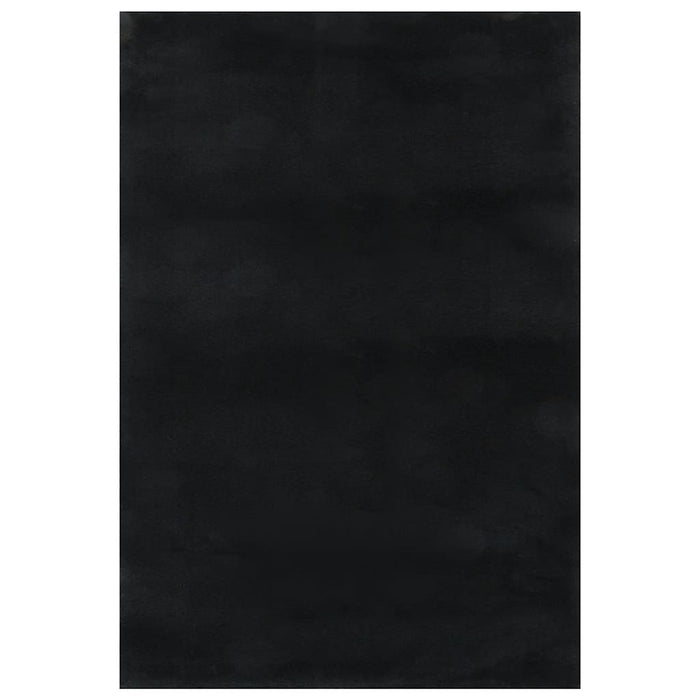 Covor Shaggy Negru 240x305 cm Poliester - WALTI WALTI