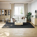 Covor Shaggy Negru 240x305 cm Poliester - WALTI WALTI