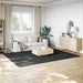 Covor Shaggy Negru 240x305 cm Poliester - WALTI WALTI