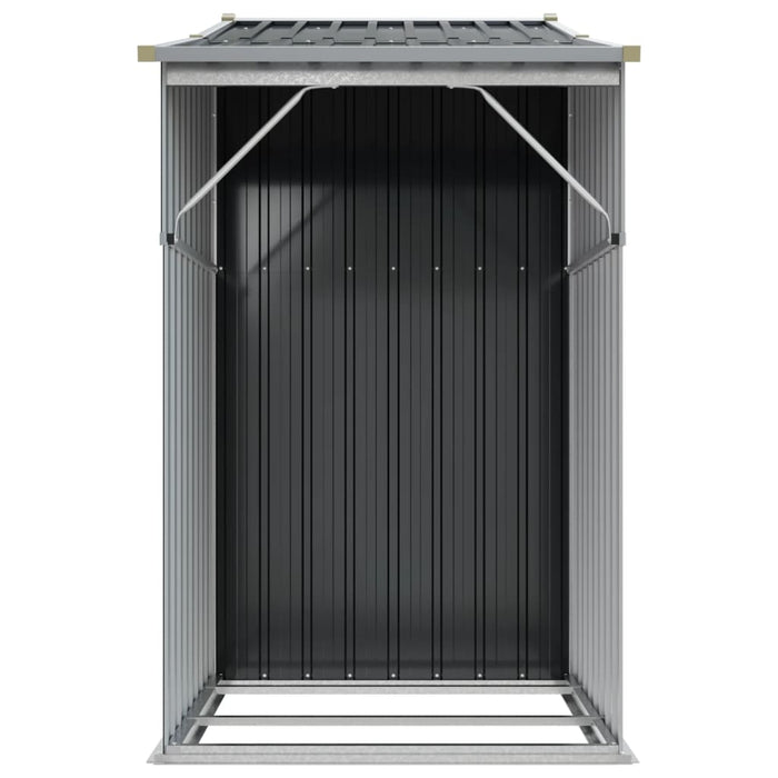 Șopron de grădină, antracit, 277x93x179 cm, oțel galvanizat - WALTI WALTI
