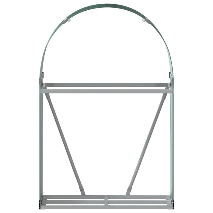 Suport pentru bușteni verde 80x45x120 cm oțel galvanizat - WALTI WALTI