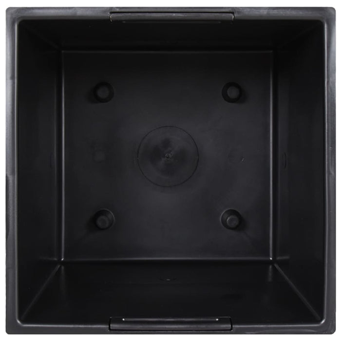 Jardinieră cu interior detașabil, antracit, 21 / 49 L, PP ratan WALTI