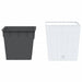 Jardinieră cu interior detașabil, alb, 21 / 32 L, PP ratan - WALTI WALTI