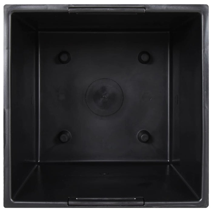 Jardinieră cu interior detașabil, alb, 21 / 32 L, PP ratan - WALTI WALTI