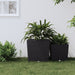 Jardinieră cu interior detașabil, antracit, 37 / 64 L, PP ratan - WALTI WALTI