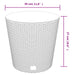 Jardinieră cu interior detașabil, antracit 15 / 15,3 L PP ratan - WALTI WALTI