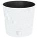 Jardinieră cu interior detașabil, alb, 15 / 15,3 L, PP ratan - WALTI WALTI