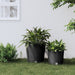 Jardinieră cu interior detașabil antracit 35 / 37,5 L PP ratan - WALTI WALTI