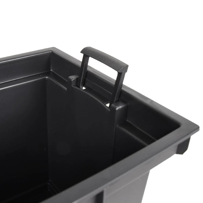 Jardinieră cu interior detașabil, antracit, 12 / 44 L, PP ratan WALTI