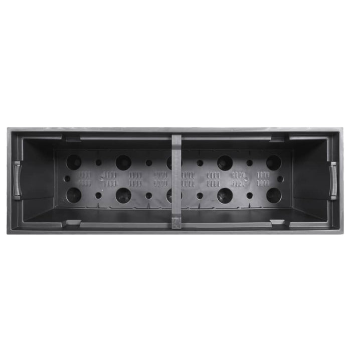 Jardinieră cu interior detașabil, maro, 12 / 44 L, PP ratan - WALTI WALTI
