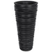 Jardinieră cu interior detașabil, antracit 18 / 45 L PP canelat - WALTI WALTI