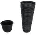 Jardinieră cu interior detașabil, antracit 18 / 45 L PP canelat - WALTI WALTI