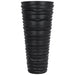Jardinieră cu interior detașabil, antracit 18 / 45 L PP canelat - WALTI WALTI
