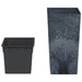Jardinieră cu interior detașabil, antracit, 21 / 49 L, PP beton - WALTI WALTI
