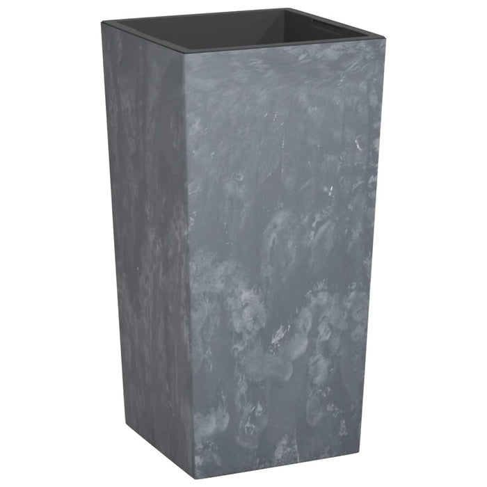 Jardinieră cu interior detașabil, gri, 21/49 L, PP aspect beton WALTI