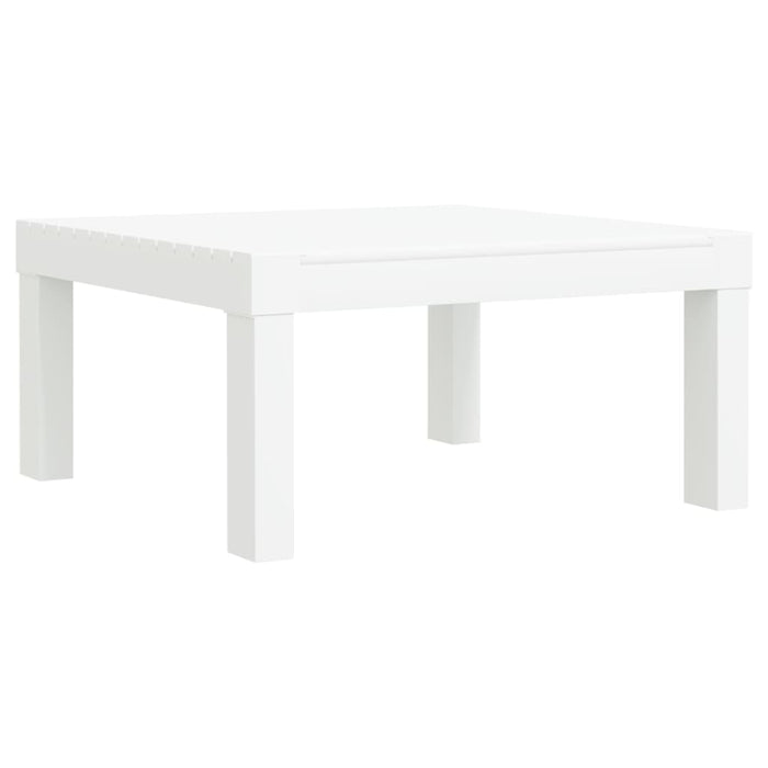 Șezlong cu perne, alb, PP - WALTI WALTI