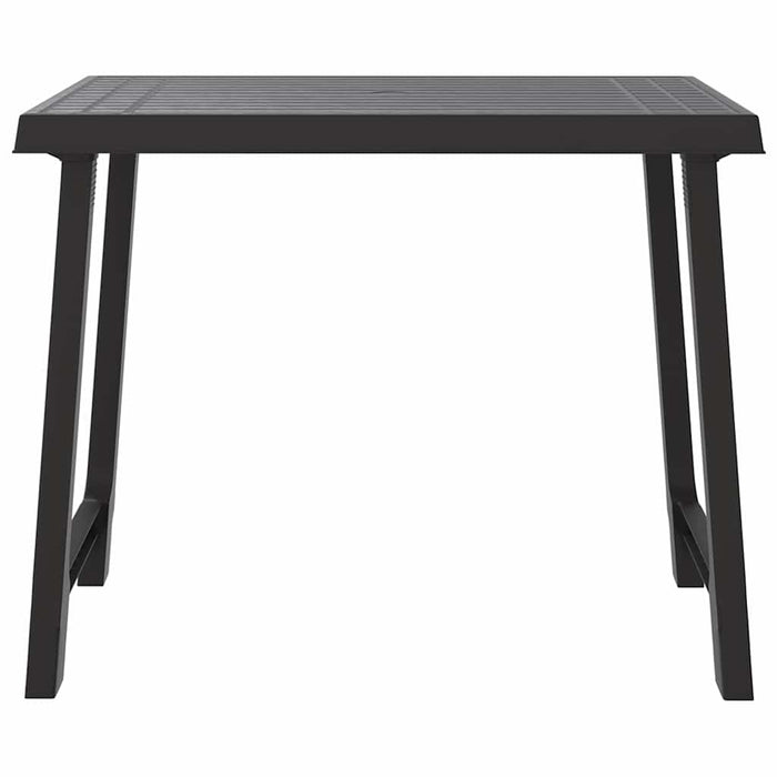 Masă pentru camping, antracit, 79x56x64 cm, PP aspect lemn - WALTI WALTI