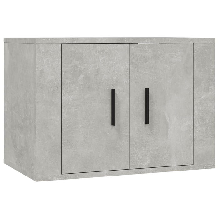 Dulapuri TV montate pe perete, 3 buc., gri beton, 57x34,5x40 cm WALTI