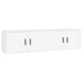 Dulapuri TV montate pe perete, 2 buc., alb, 80x34,5x40 cm - WALTI WALTI
