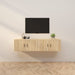 Dulapuri TV montate pe perete 2 buc stejar sonoma 80x34,5x40 cm - WALTI WALTI