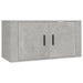 Dulapuri TV montate pe perete, 2 buc., gri beton, 80x34,5x40 cm - WALTI WALTI