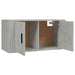 Dulapuri TV montate pe perete, 2 buc., gri beton, 80x34,5x40 cm - WALTI WALTI