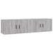 Dulapuri TV montate pe perete 2 buc., gri sonoma, 80x34,5x40 cm - WALTI WALTI
