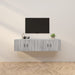Dulapuri TV montate pe perete 2 buc., gri sonoma, 80x34,5x40 cm - WALTI WALTI