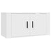 Dulapuri TV montate pe perete, 3 buc., alb, 80x34,5x40 cm - WALTI WALTI