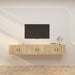 Dulapuri TV montate pe perete 3 buc stejar sonoma 80x34,5x40 cm - WALTI WALTI