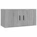 Dulapuri TV montate pe perete, 3 buc., gri sonoma, 80x34,5x40cm - WALTI WALTI
