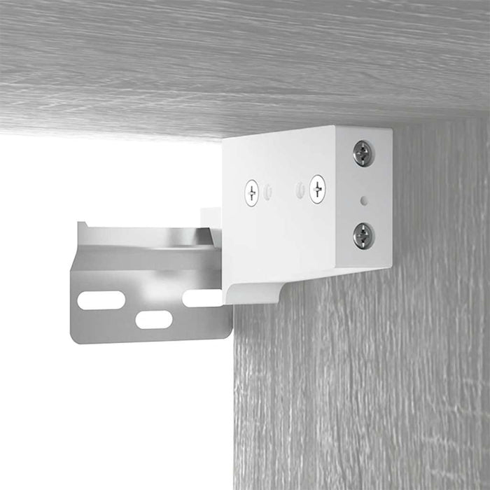 Dulapuri TV montate pe perete, 3 buc., gri sonoma, 80x34,5x40cm - WALTI WALTI