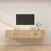 Dulapuri TV montate pe perete 2 buc stejar sonoma 100x34,5x40cm - WALTI WALTI