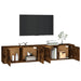 Dulapuri TV montate pe perete 2 buc stejar afumat 100x34,5x40cm - WALTI WALTI