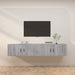 Dulapuri TV montate pe perete 2 buc. gri sonoma, 100x34,5x40 cm - WALTI WALTI