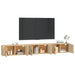 Dulapuri TV montate pe perete 3 buc stejar sonoma 100x34,5x40cm - WALTI WALTI