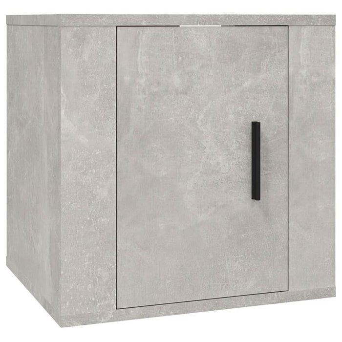 Set dulapuri TV, 3 piese, gri beton, lemn prelucrat - WALTI WALTI