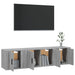 Set dulap TV, 3 piese, gri sonoma, lemn prelucrat - WALTI WALTI