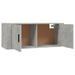 Set dulap TV, 2 piese, gri beton, lemn prelucrat - WALTI WALTI