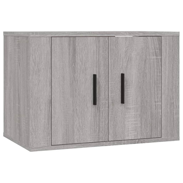Set dulapuri TV, 4 piese, gri sonoma, lemn prelucrat - WALTI WALTI